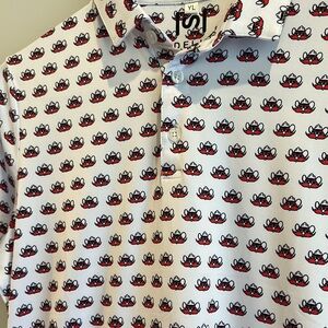 Red RaiderBoys Patterned Polo Shirt